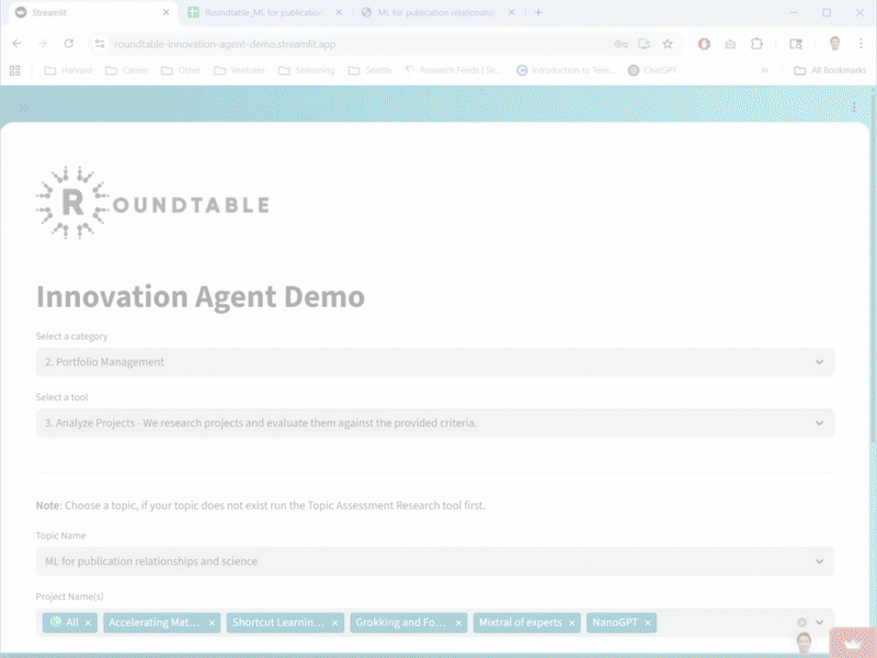 Innovation Agent Demo
